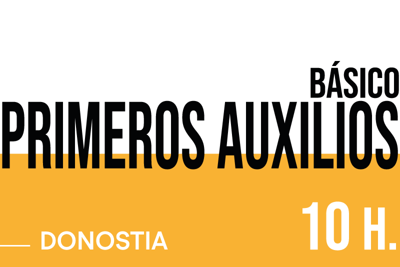 Primeros auxilios-Básico. 10 horas